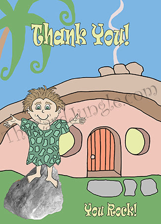 Thank You! You Rock! Greeting Card (Card#: TY2)