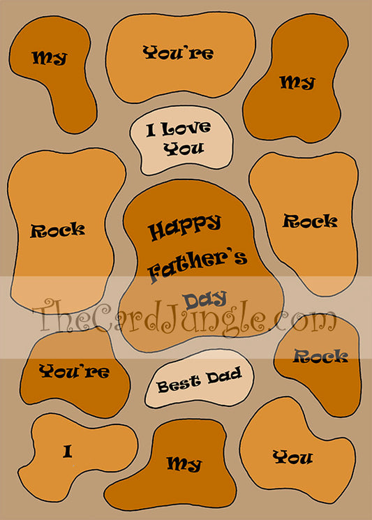 Happy Father's Day Greeting Card (Card#: HFD1)