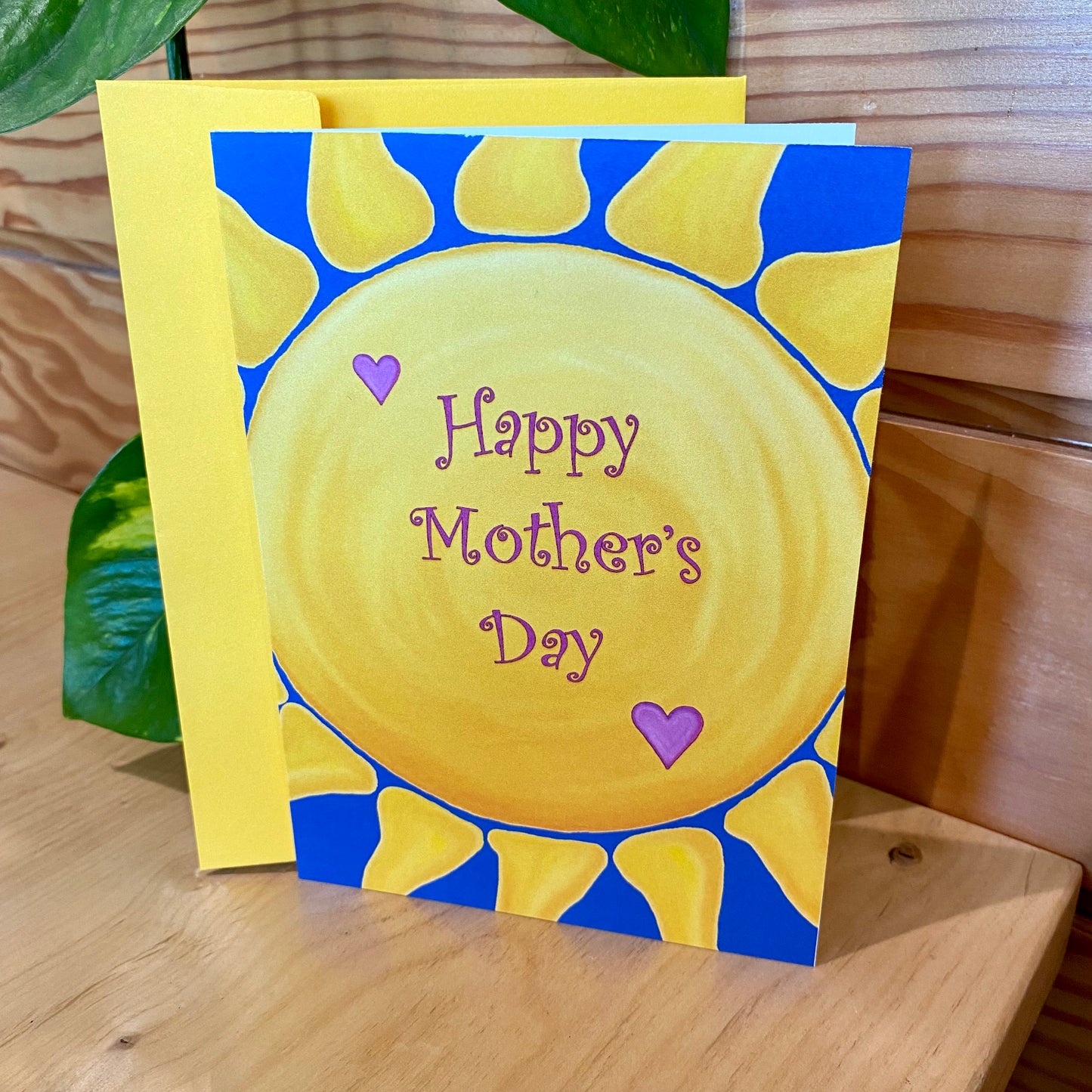 Happy Mother's Day (Big Sun) Greeting Card (Card#: HMD5)