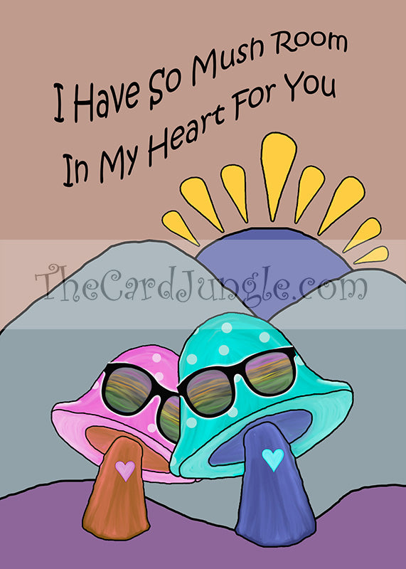 I Have So Mush Room In My Heart For You Greeting Card (Eight Color Variants) (Card#: FR7)