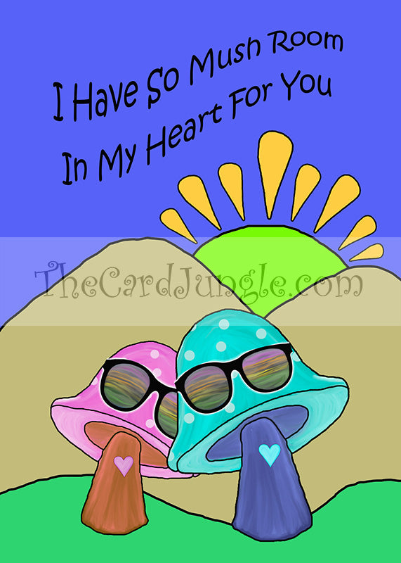 I Have So Mush Room In My Heart For You Greeting Card (Eight Color Variants) (Card#: FR7)