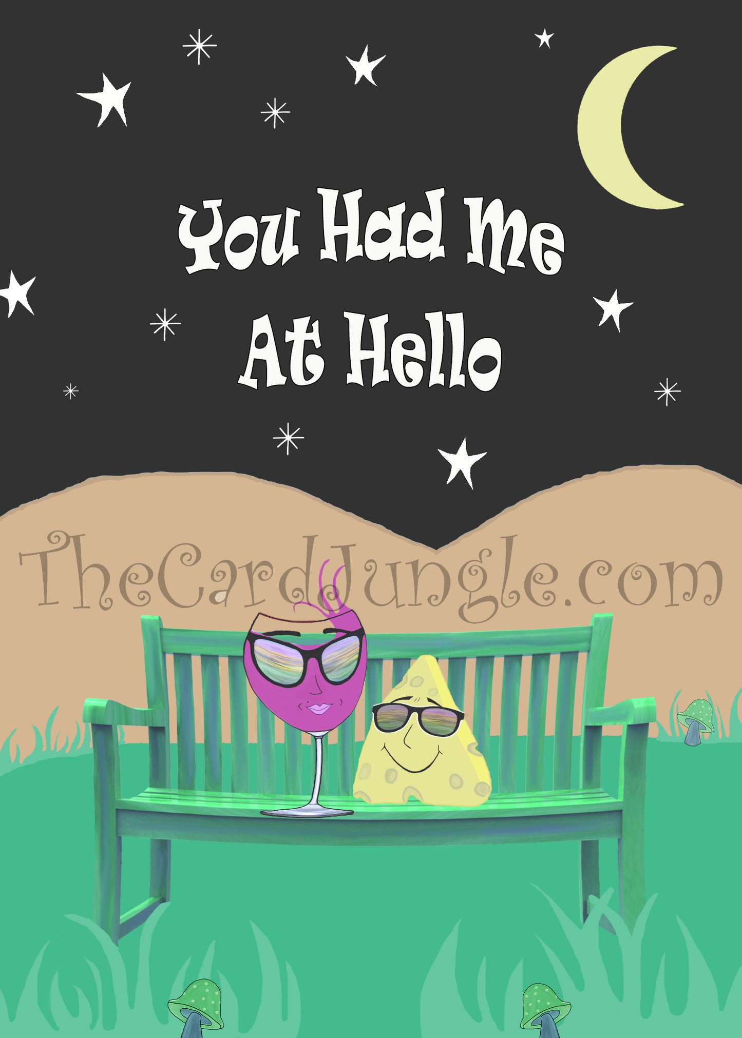 You Had Me At Hello Greeting Card (Card#: FR13)